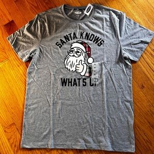 Men’s novelty Santa Tshirt